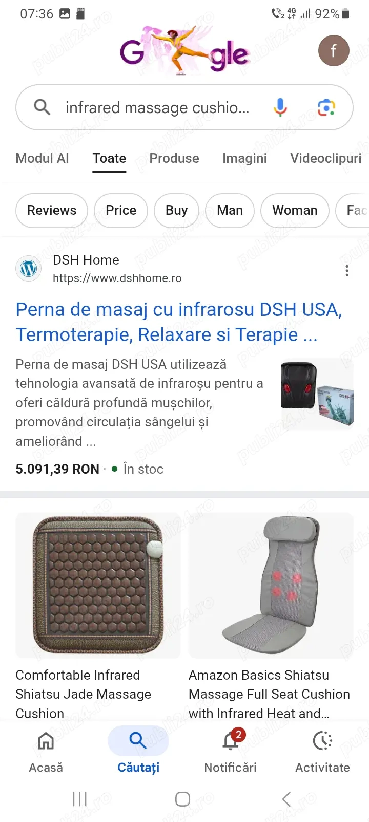 Pernă  masaj DSH+