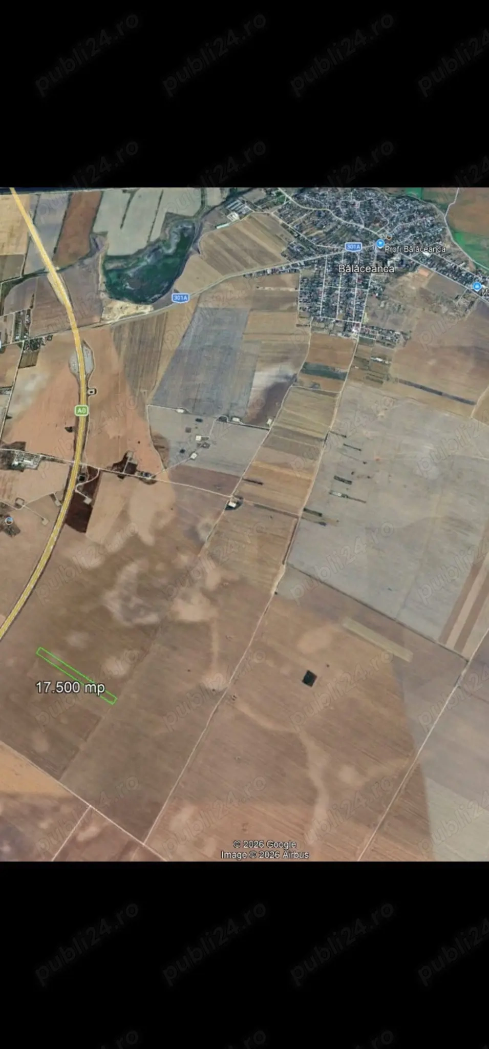 Teren intravilan industrial Bălăceanca comuna Cernica județ Ilfov, 17500 mp, 12 euro mp