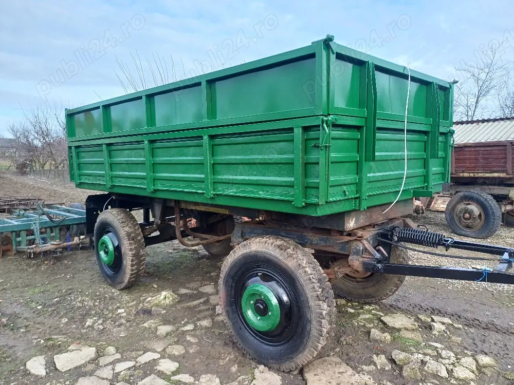 Remorca Agricola cu 2 cilindri 