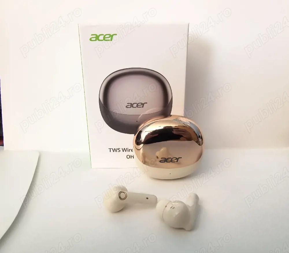 Căști Bluetooth True Wireless Acer golden -beige 
