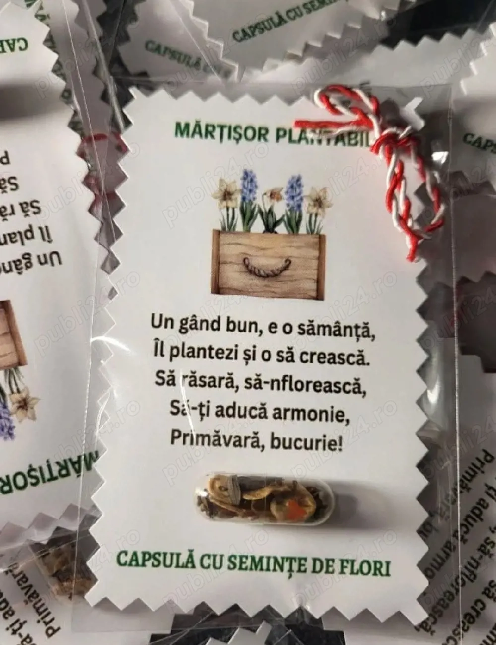 Mărțișoare plantabile 