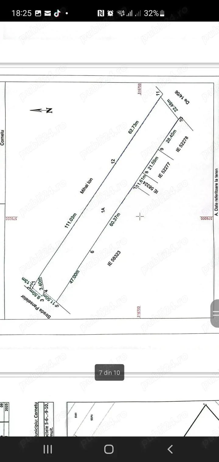 De Vanzare TEREN Cornetu
