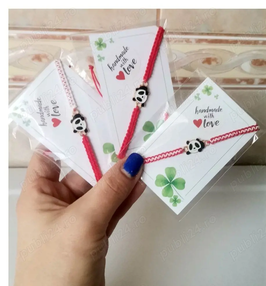 Mărțișoare brățară handmade 