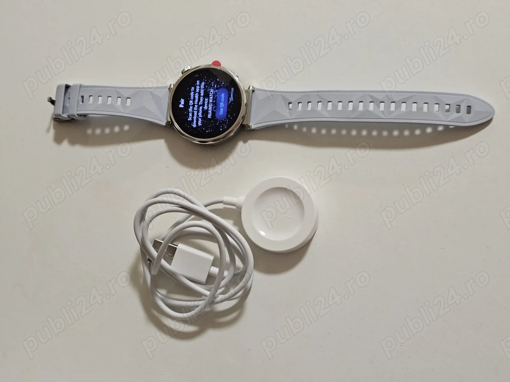 Smartwatch Huawei GT5 41mm albastru, nou, cutie originala, accesorii.