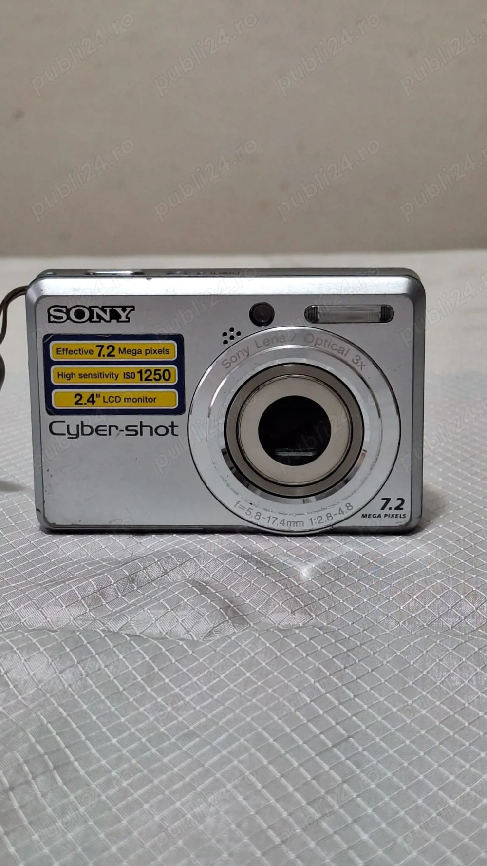 SONY Camera foto digitala Cyber - shot DSD-S730  1-7-1-Konan, Minato-ku Tokyo,108-0075 Japonia--2007