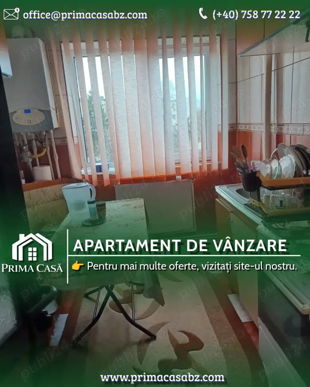Apartament cu 2 camere   zona ultracentrala   etaj 3din4   confort 1   Pret: 57.000  neg 