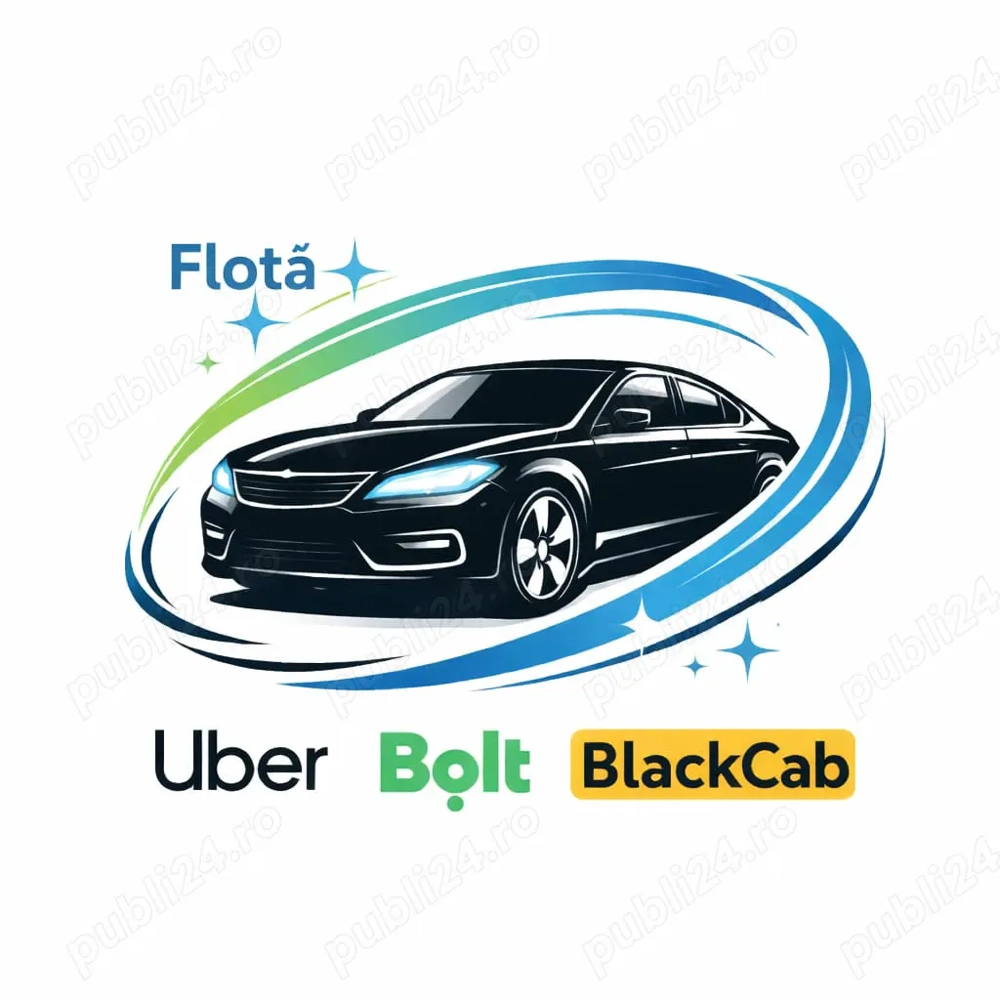 Flota Uber Bolt BlackCab doar10% NET+taxa flota