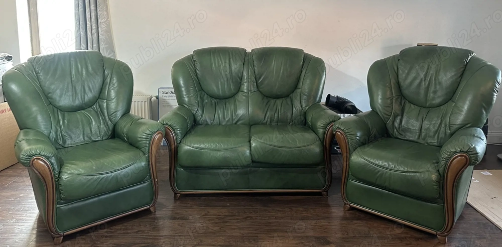 Set de canapele din piele 