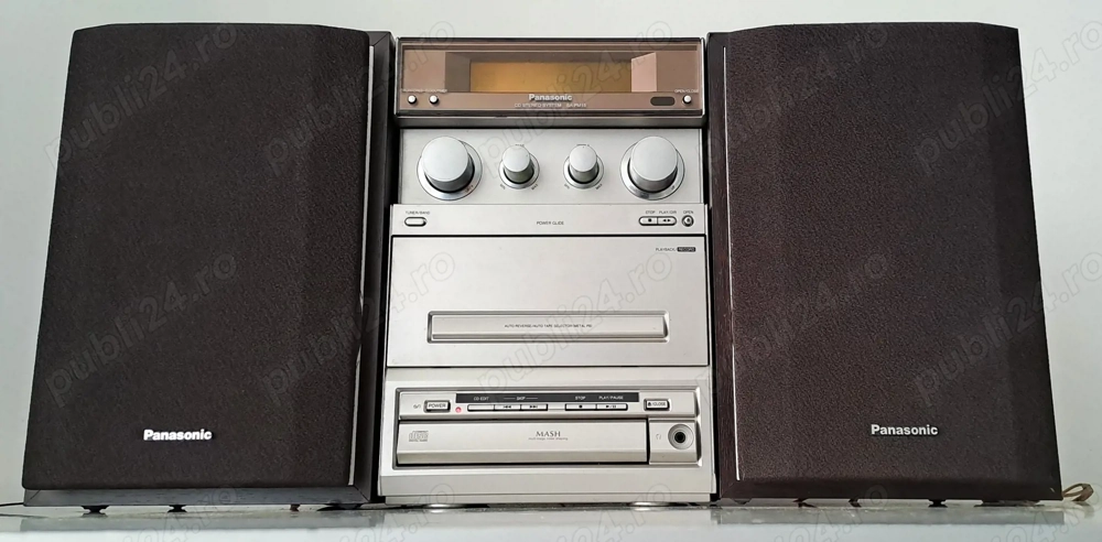 Panasonic SA PM 15   Bi-Amp   Sunet Superb   CD   Aux   Radio   Boxe