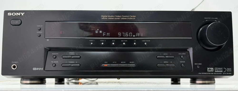 Sony STR DE 495   Amplificator 5.1 Receiver DTS Dolby Digital Optical