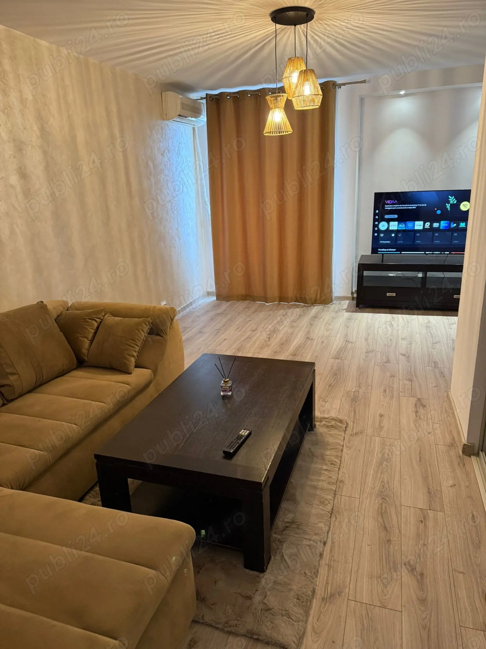 2 camere decomandat, modern, 13 Septembrie interesectie Panduri, renovat, balcon inchis panoramic