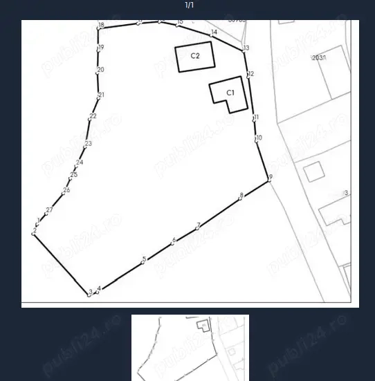 vanzare teren intravilan loc. Micesti, Cluj