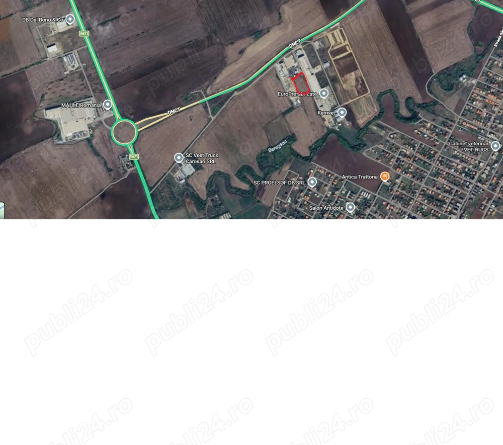 Teren , platforma de inchiriat langa Somaco , Centura nord .