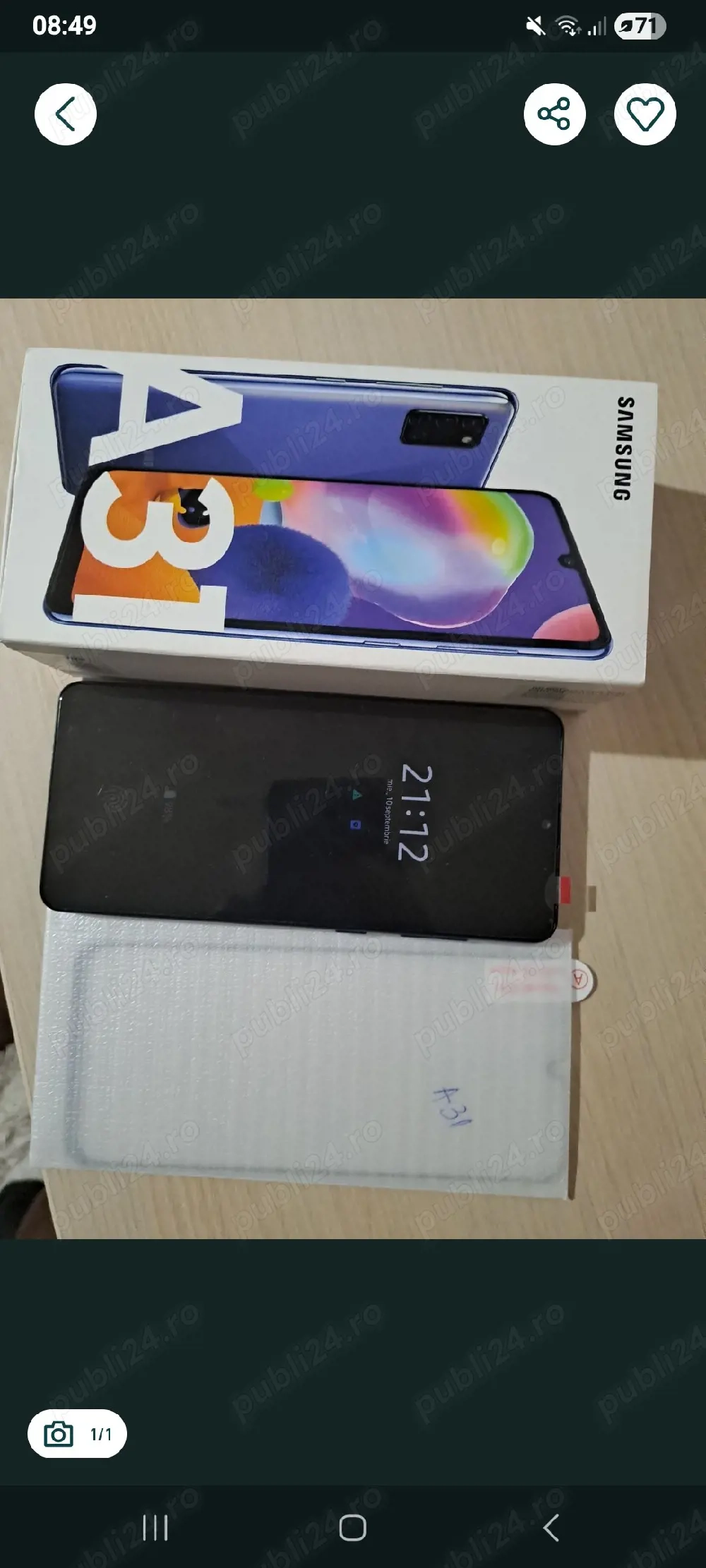 Samsung A31 in stare bună de funcționare 