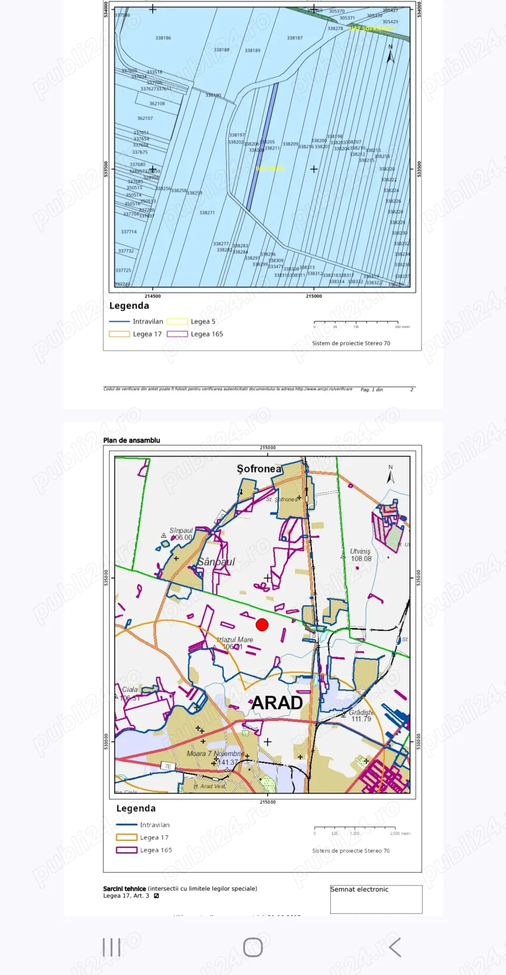 Vând teren arabil Arad