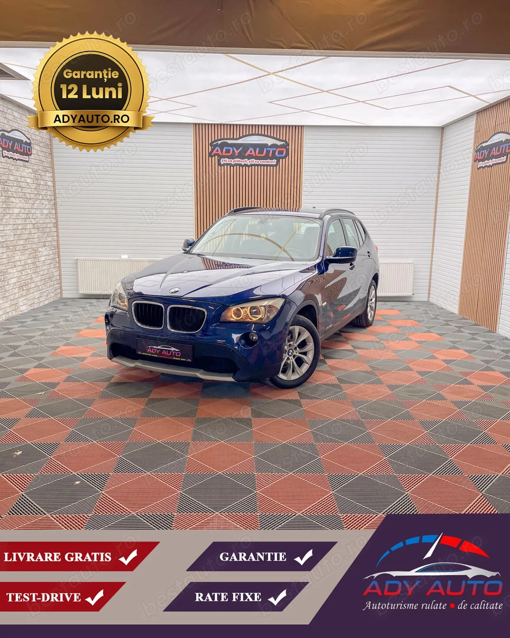 BMW X1. Euro 5. 2.0 Diesel. RATE FIXE. Buy-back . Test drive . Livrare gratis toata tara