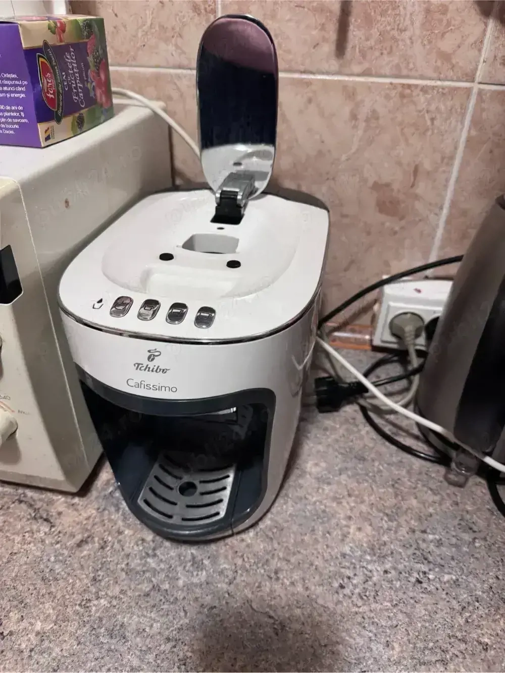 Espressor capsule Tchibo Cafissimo Mini Classy White   stare foarte buna, perfect functional