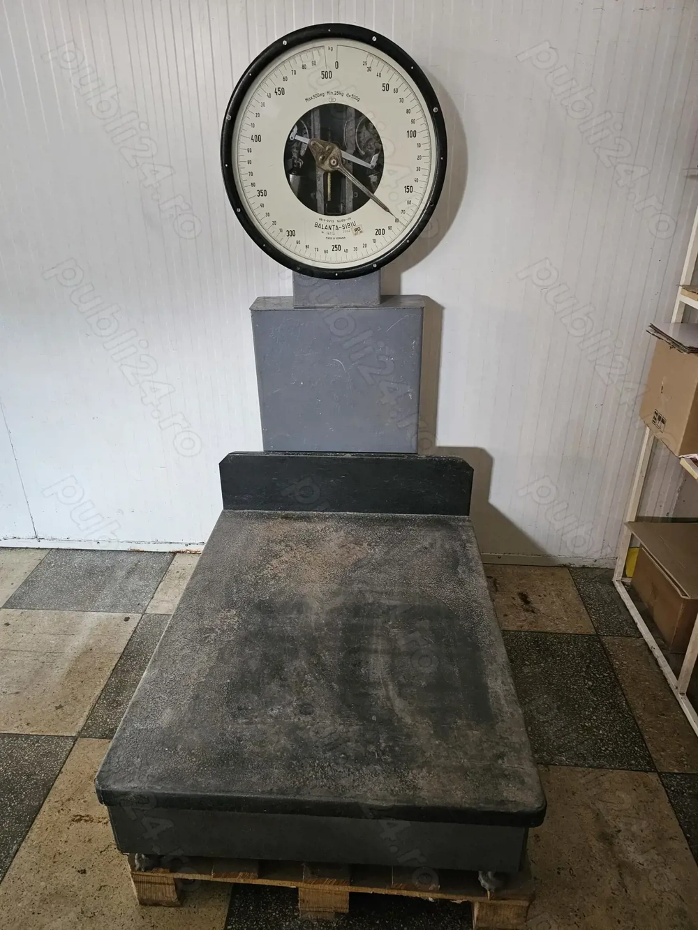 Vând cântar tip basculă 0 - 500 kg