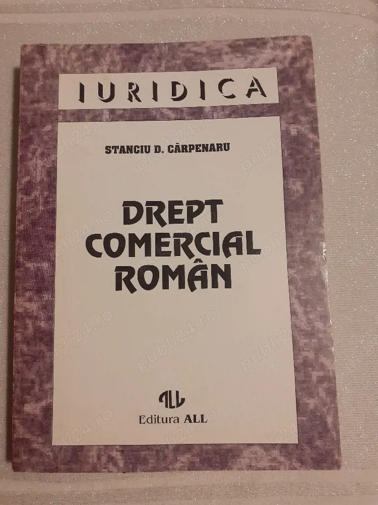 carte Drept Comercial Roman