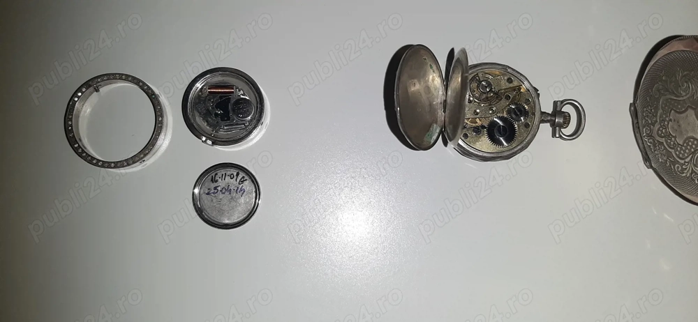 3 ceasuri vechi argint