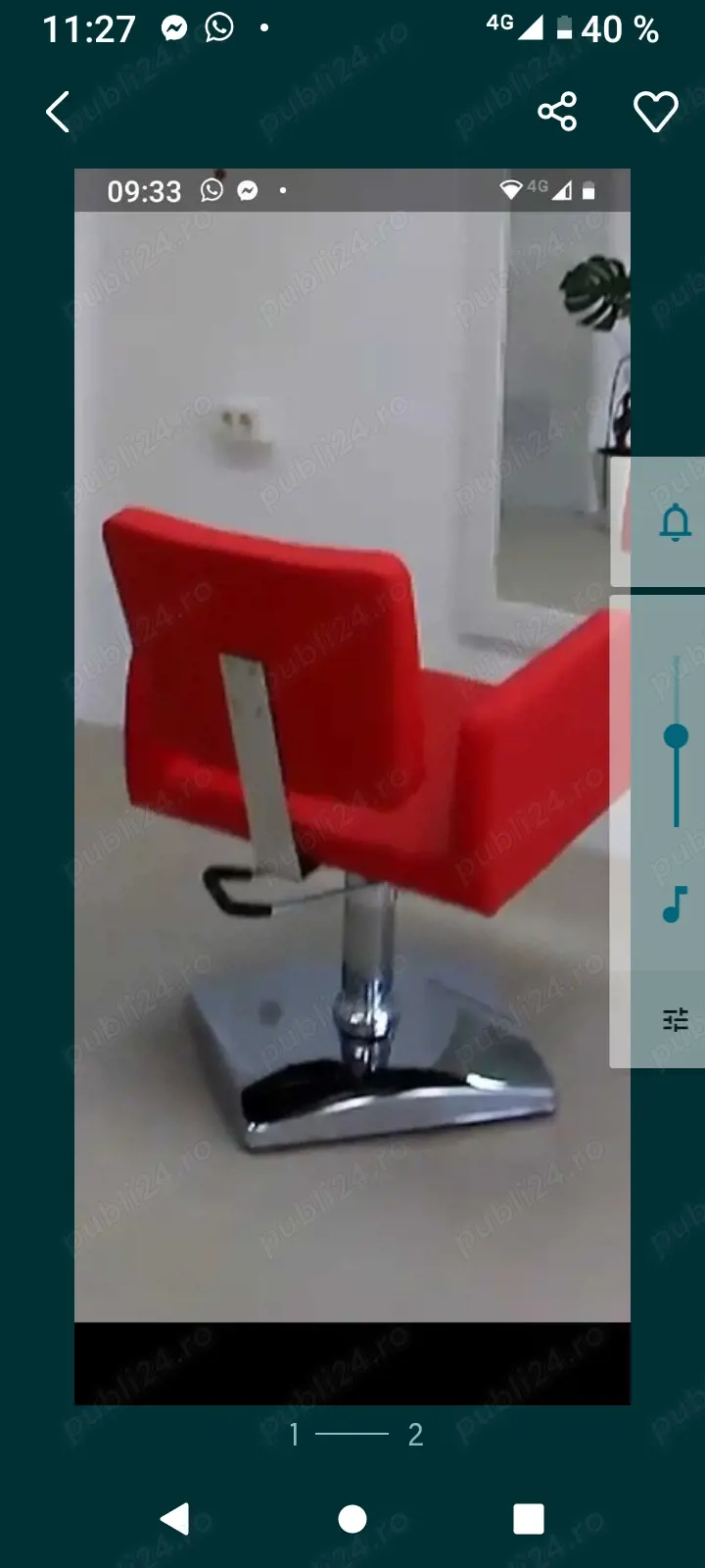 Vind 4 scaune de salon in stare excelenta !