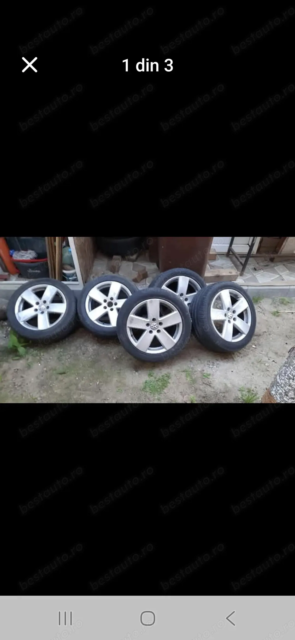 Vând jante aliaj originale vw 