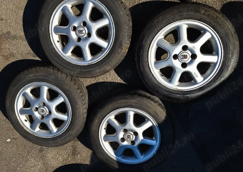 Jante Bugatti, R15 cu anvelope vara