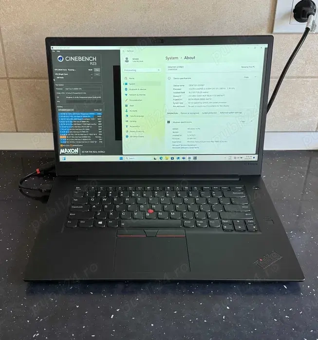Lenovo X1 Extreme i5-8300H 16GB 512GB nVidia GeForce 1050Ti