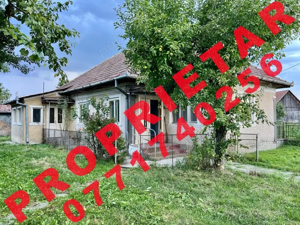 Casă în centrul Bonțida, la 200 m de Castelul Bánffy, teren 1.642 mp
