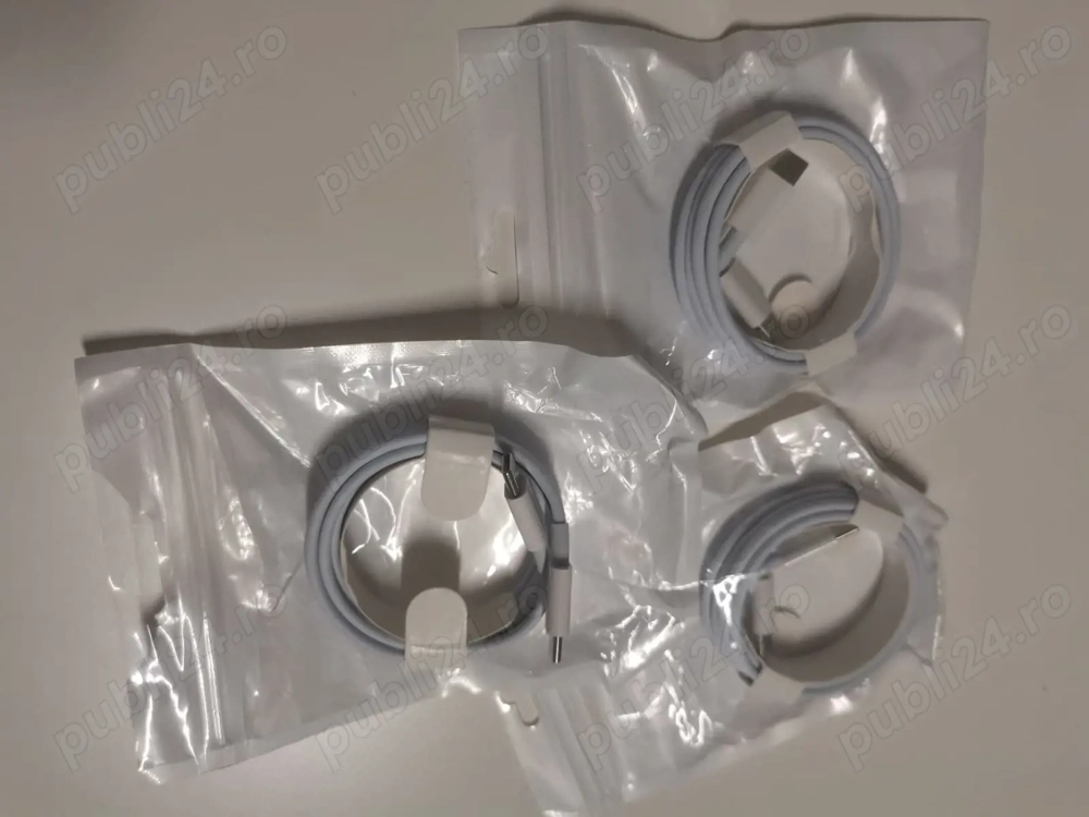Cabluri încărcare Type-C 60W 100W & Cablu iPhone - Sigilate Noi