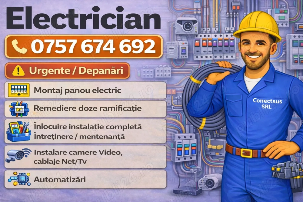 Electrician interioare 