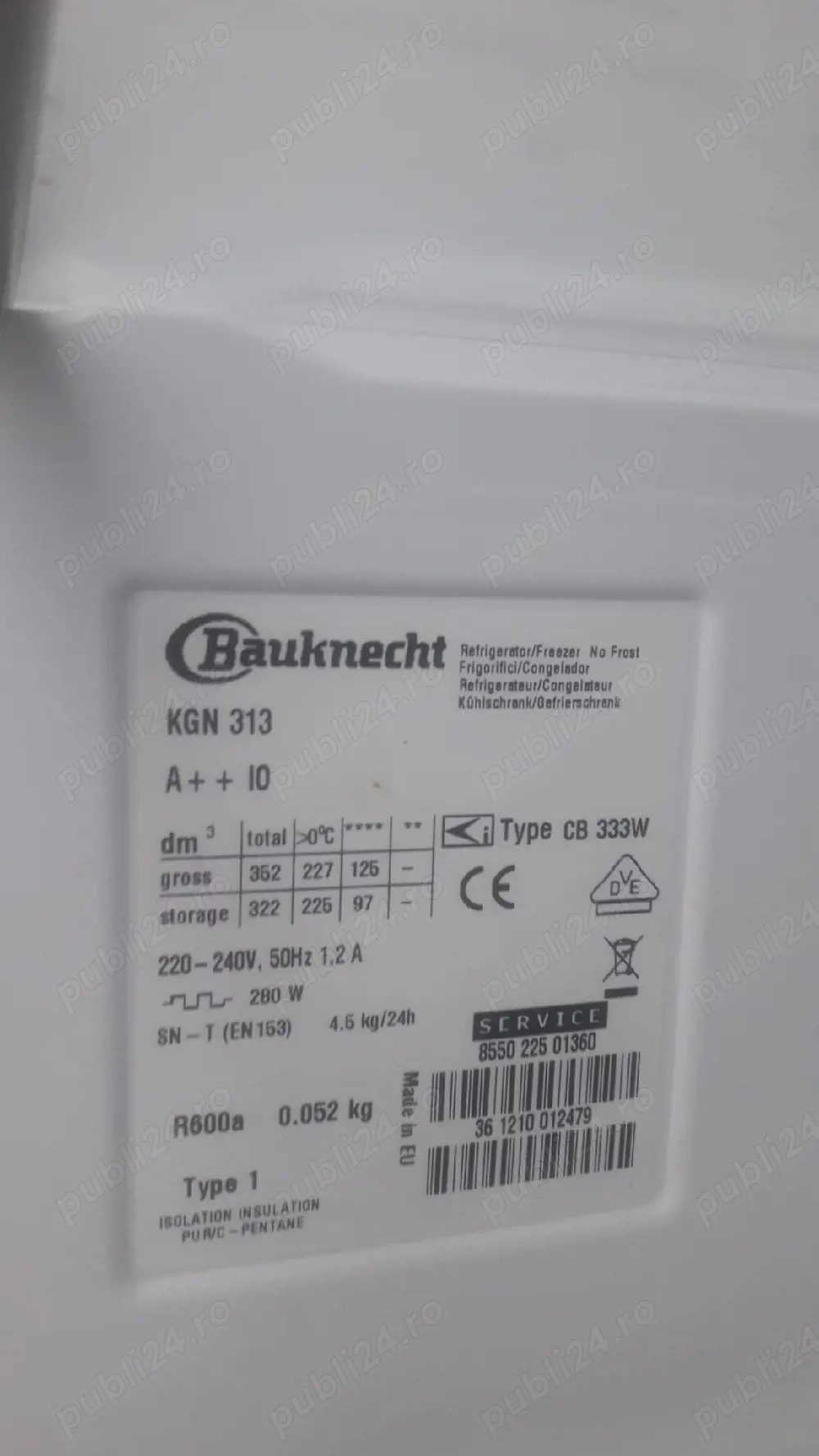 combina frigorifică no frost