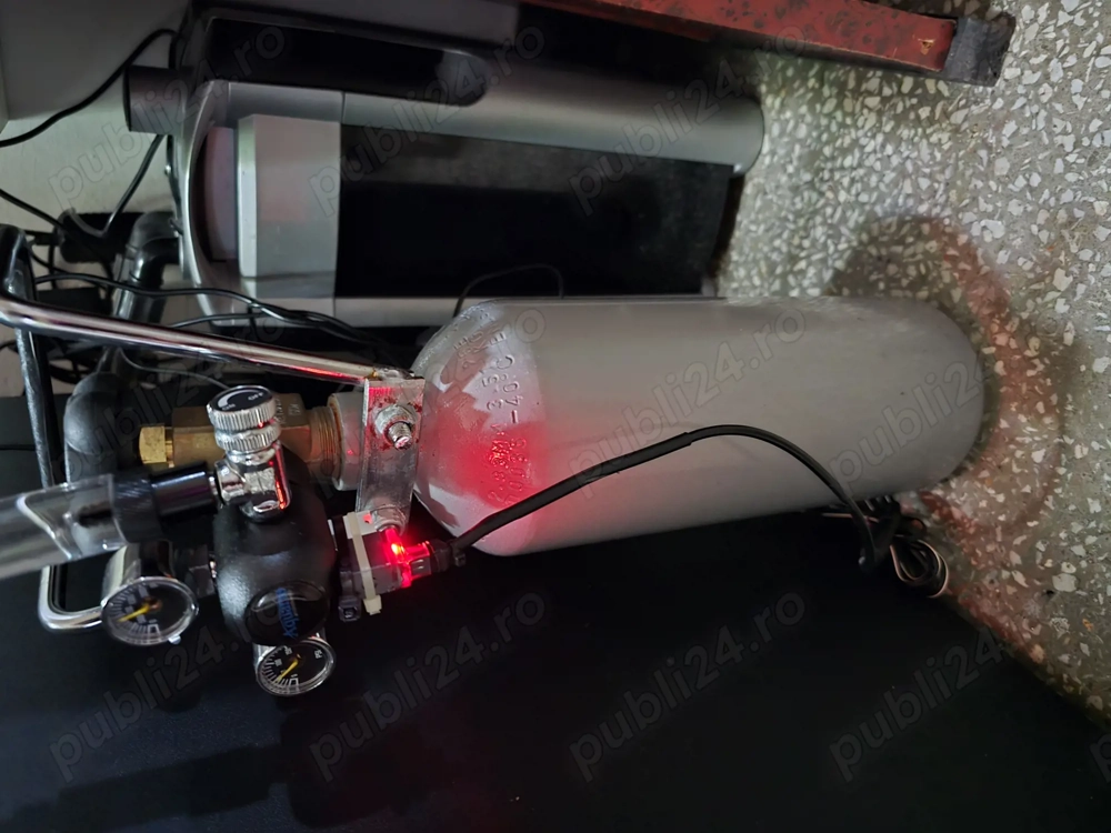 Butelie CO2 de 2l, cu reductor, pentru acvariu