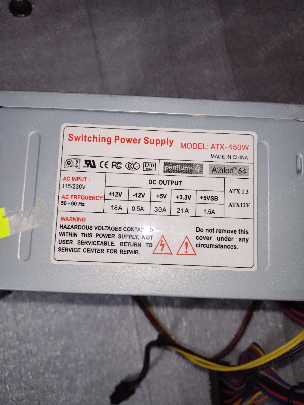 Sursă de curent pentru calculator 