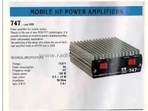 ampificator de putere pina 100w pentru statii cb