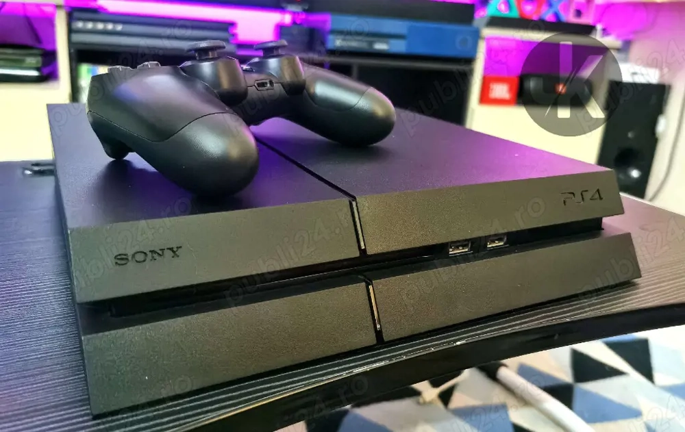 PS4 Jet black stare perfecta de functionare 10  10