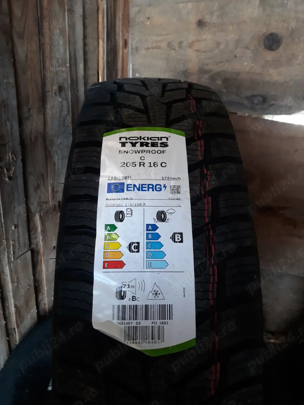 Vand 4 buc Cauciucuri Nokian Tyres 205/R16C