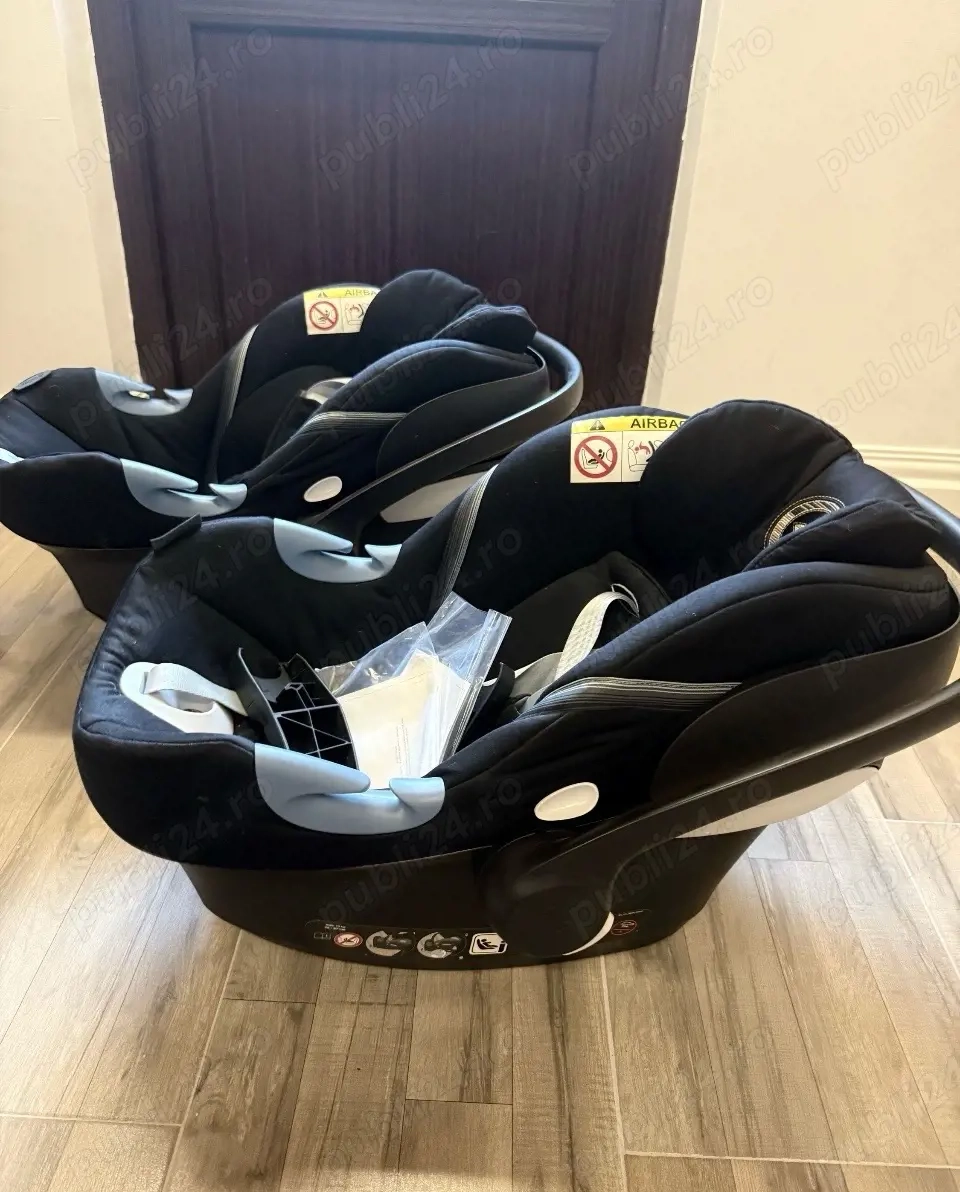 Set carucioare Mast 3 si scoici Cybex ideal pentru gemeni  
