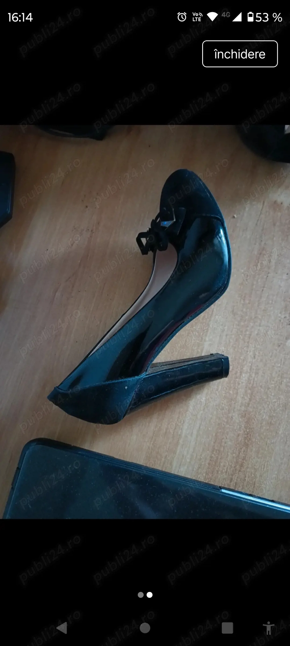 Pantofi eleganți purtat o singură dată 