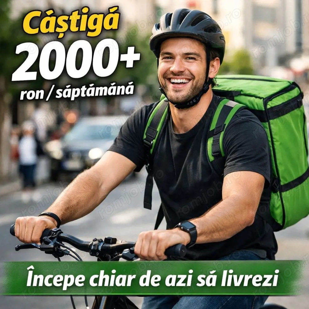 Bolt Food angajează curieri cluj iași timișoara