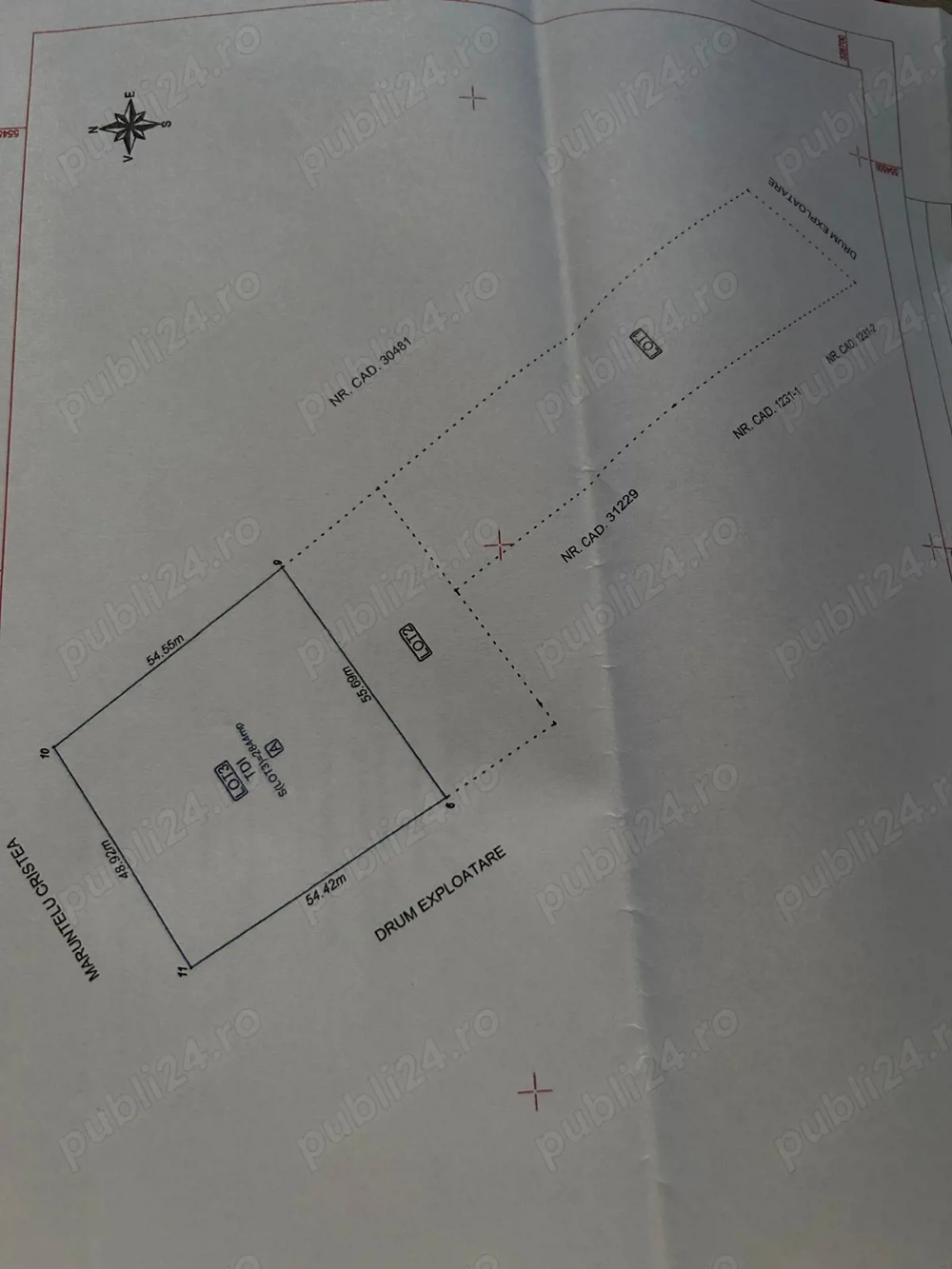 Terenuri intravilane Suseni, oras Bolitin Vale - 2844 m2 si 3234 m2