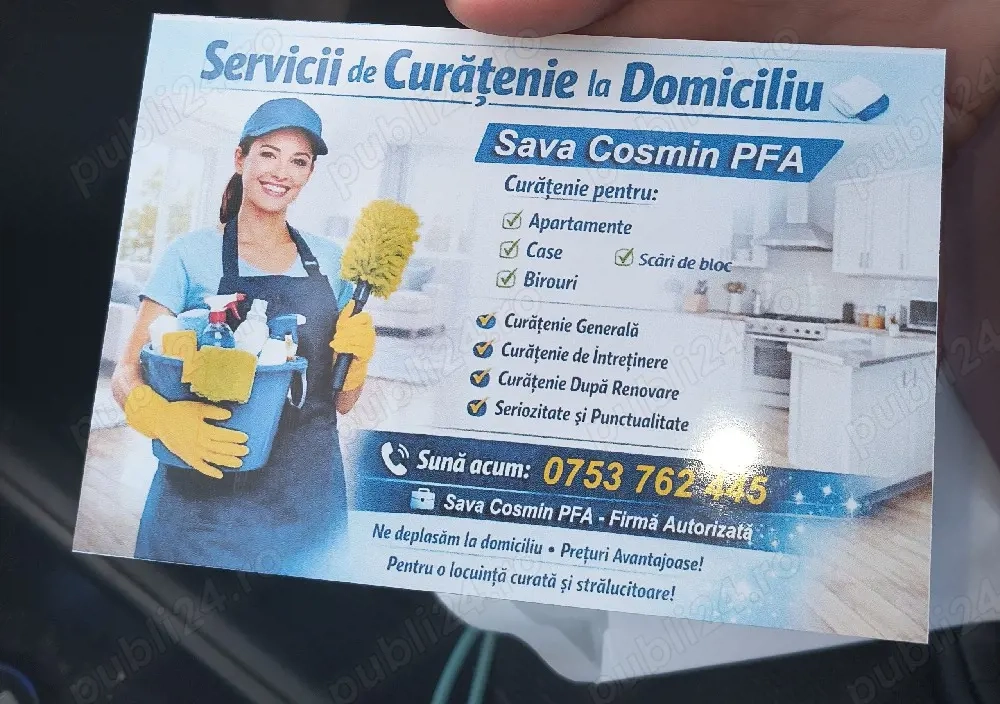 firma autorizata prestam servicii de curatenie
