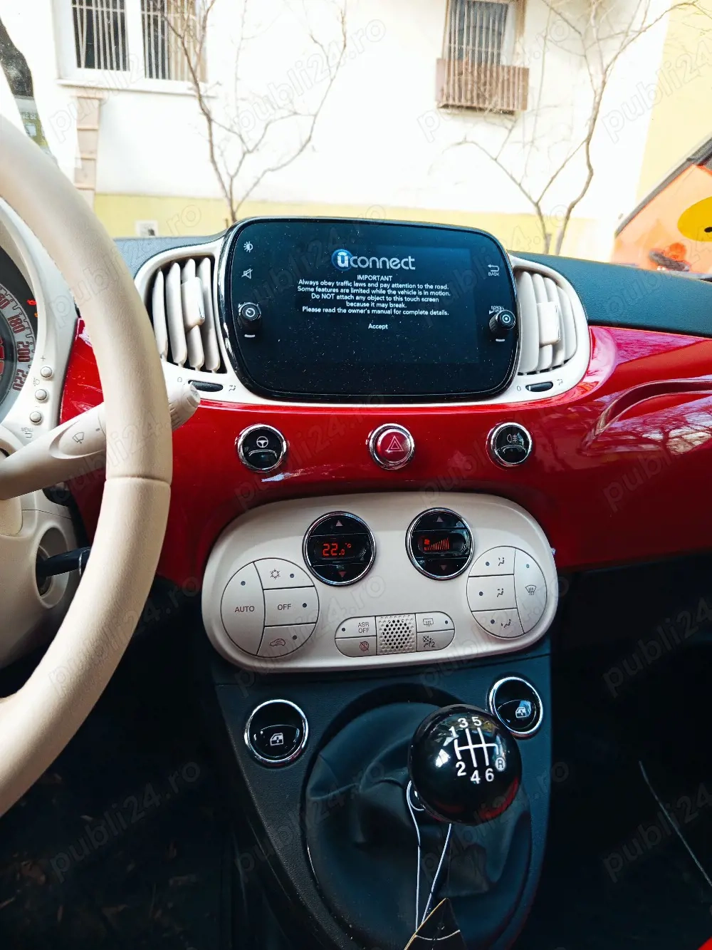 FIAT 500 rosu impecabil 