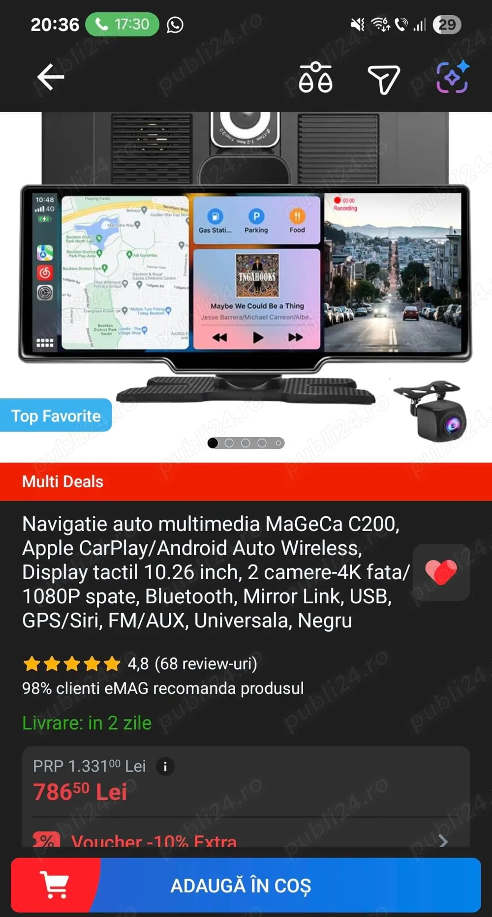 Vand  navigație auto  multimedia 