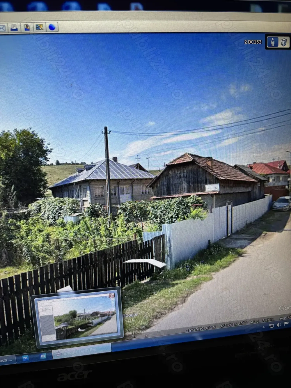 Vand casa 120 mp cu teren 3384 mp Barsanesti