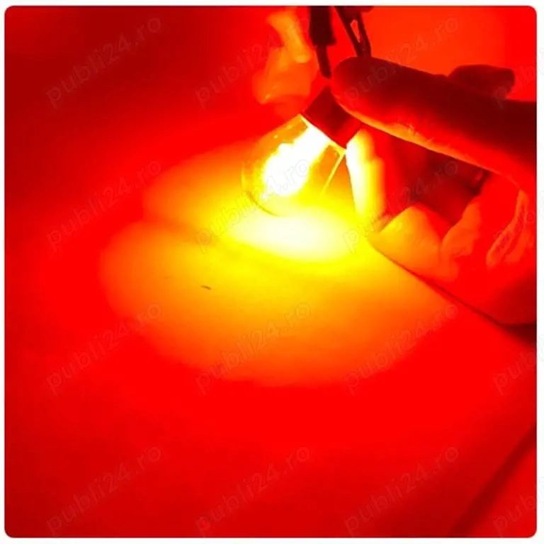 bec led stop cu o singura faza rosu