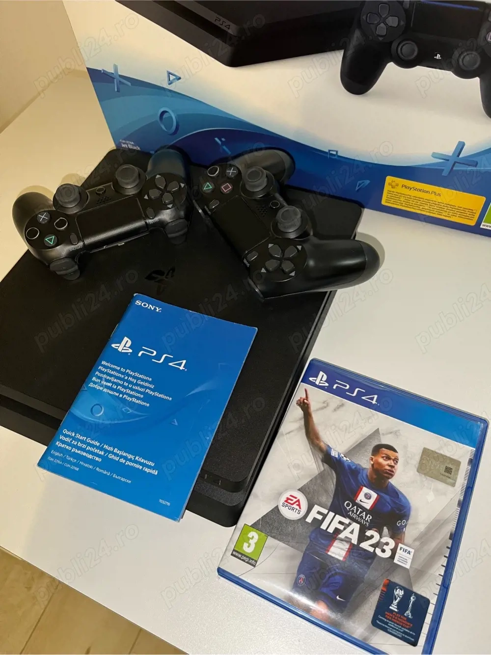 vand playstation4 1TB +console+joc fifa23