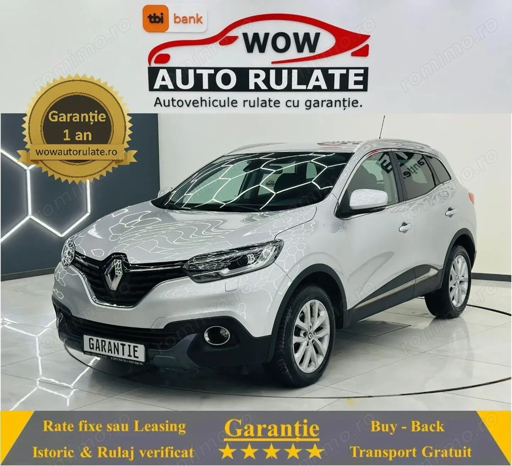 RENAULT KADJAR 2016 1.5D E6 Garantie 12 Luni Rate Avans 0 Doar Cu Buletinul