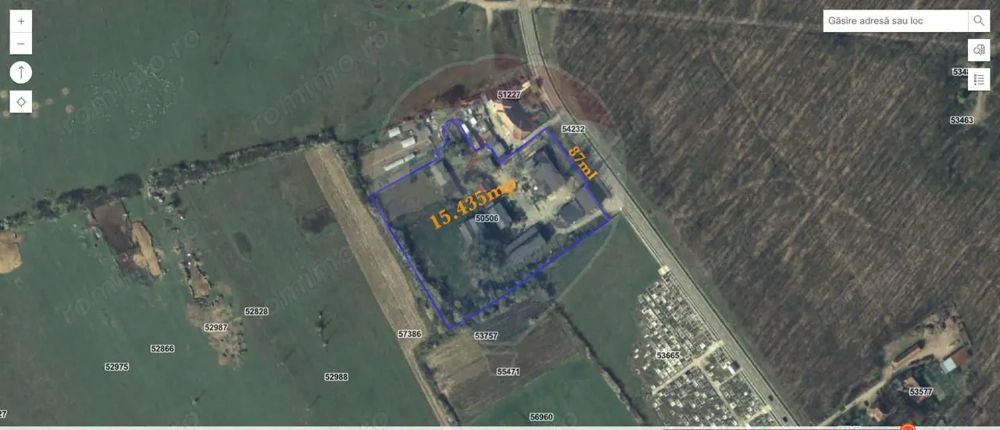 Spațiu industrial 15435 mp. de vânzare in Tinca.