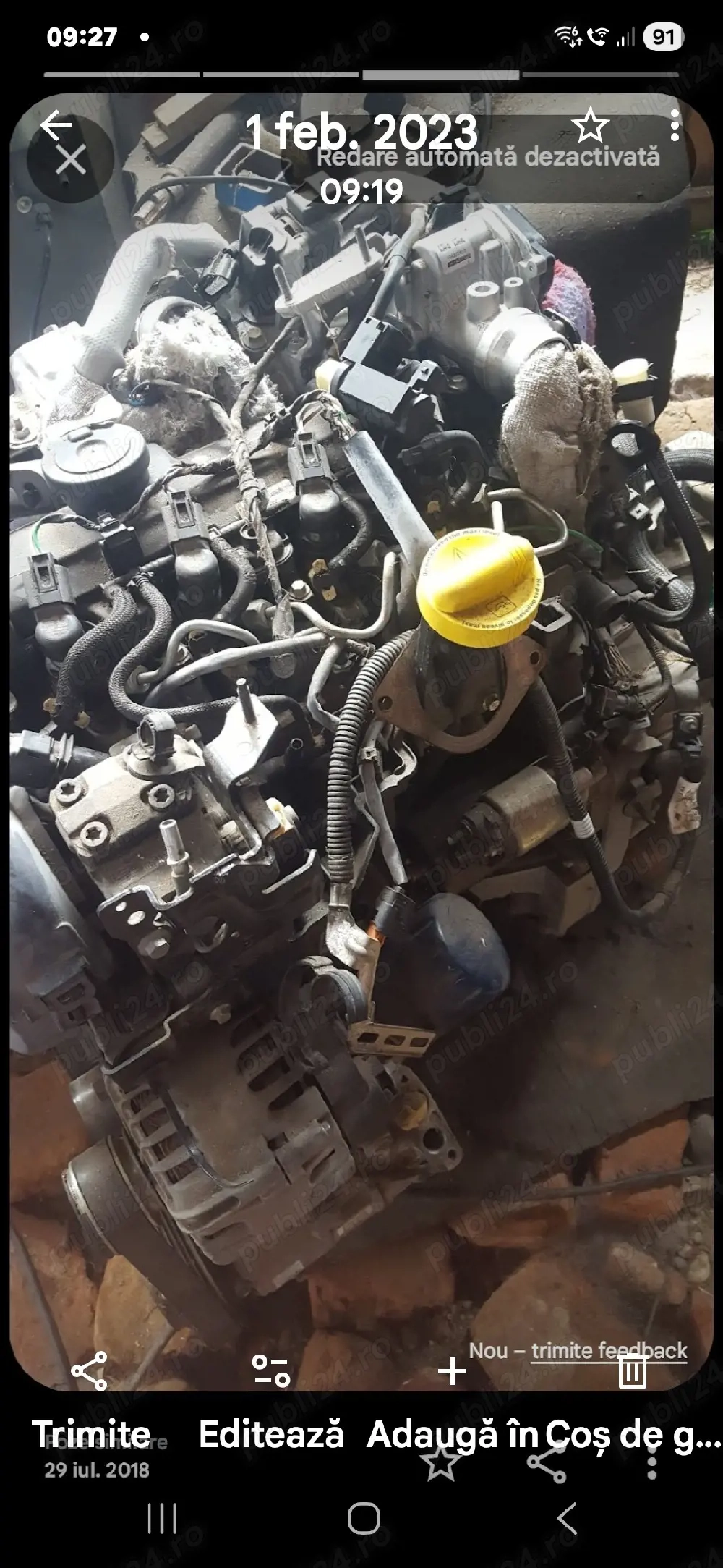 Vând motor Renault 1.5 dci 